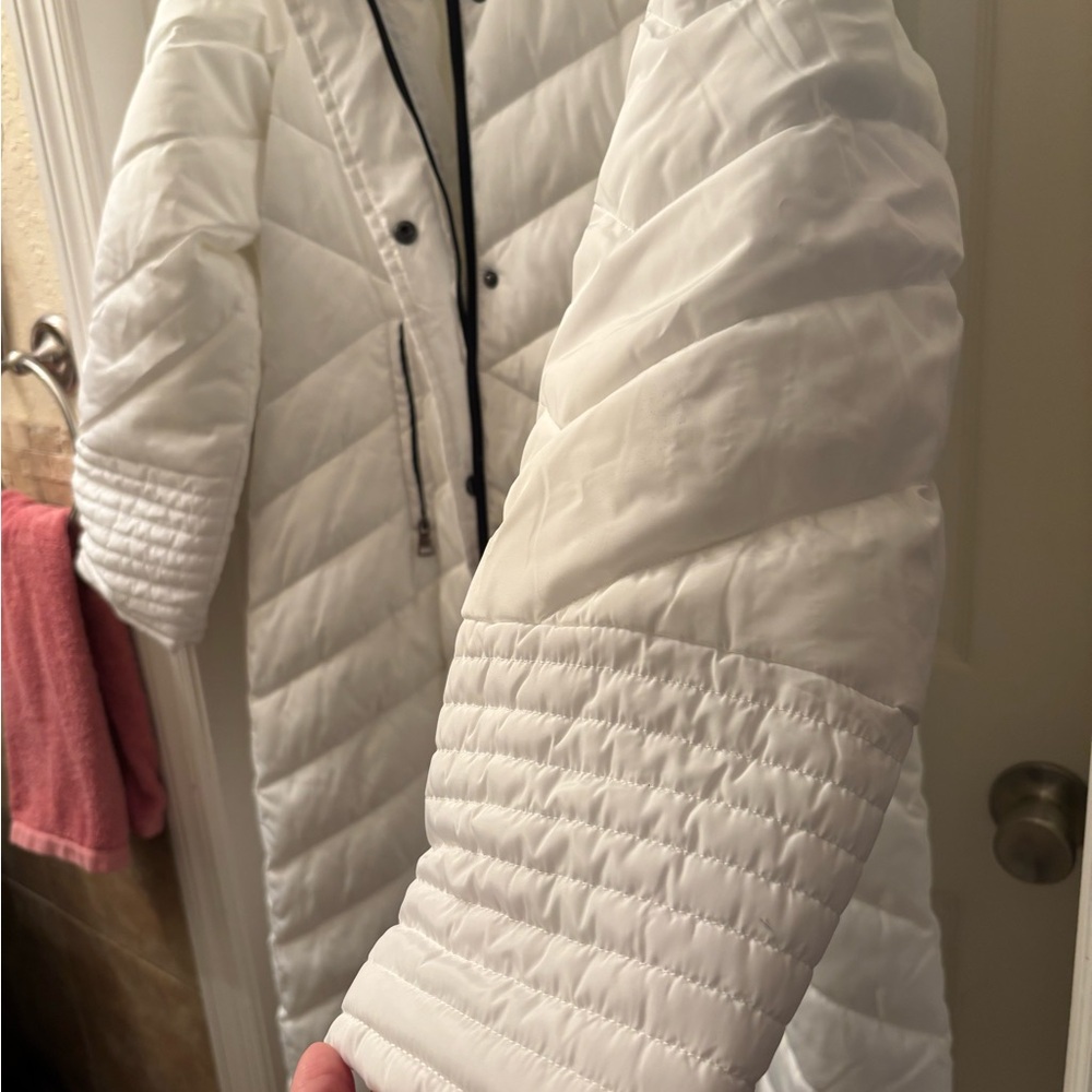 Madden Girl White Puffer Jacket